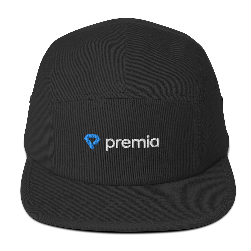 Premia Logo - Five Panel Cap