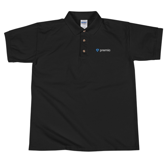Premia logo Embroidered Polo Shirt