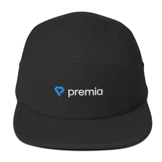Premia Logo - Five Panel Cap